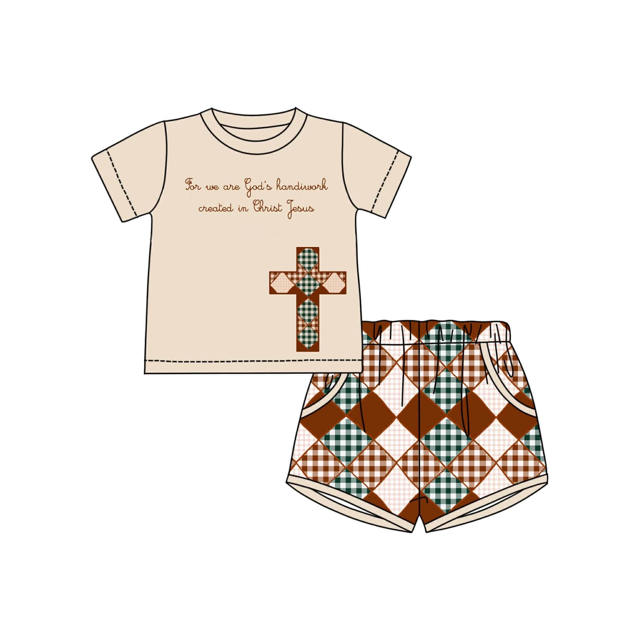God’s Handiwork Boys Shorts Set Preorder ETA LATE JUNE EARLY JULY